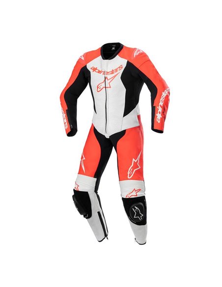 Alpinestars Skinnställ Junior 1PCS GP Plus Svart/Vit/Fluo Röd 130