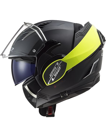 Ls2 Hjälm Ff900 Valiant Ii Hammer Svart/Hi-Vis Gul S