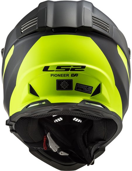 Ls2 Hjälm Mx436 Pioneer Evo Router Hi Vis Gul