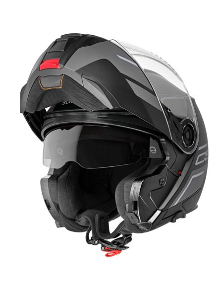 Schuberth C5 öppningsbar Mc hjälm Master Gul