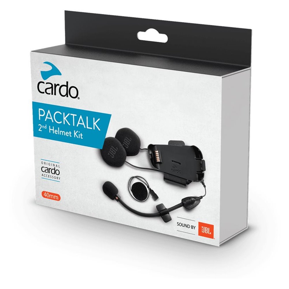 CARDO PACKTALK BOLD/BLACK 2ND HELMET JBL KIT