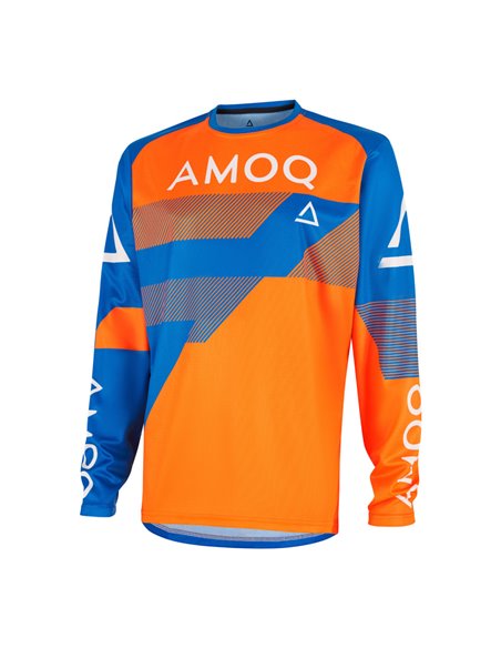 AMOQ Ascent Strive V2 Crosskoter Tröja Orange-Blå 