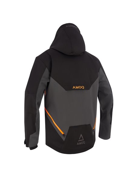 AMOQ Vernal V2 Skoterjacka Svart/Orange 