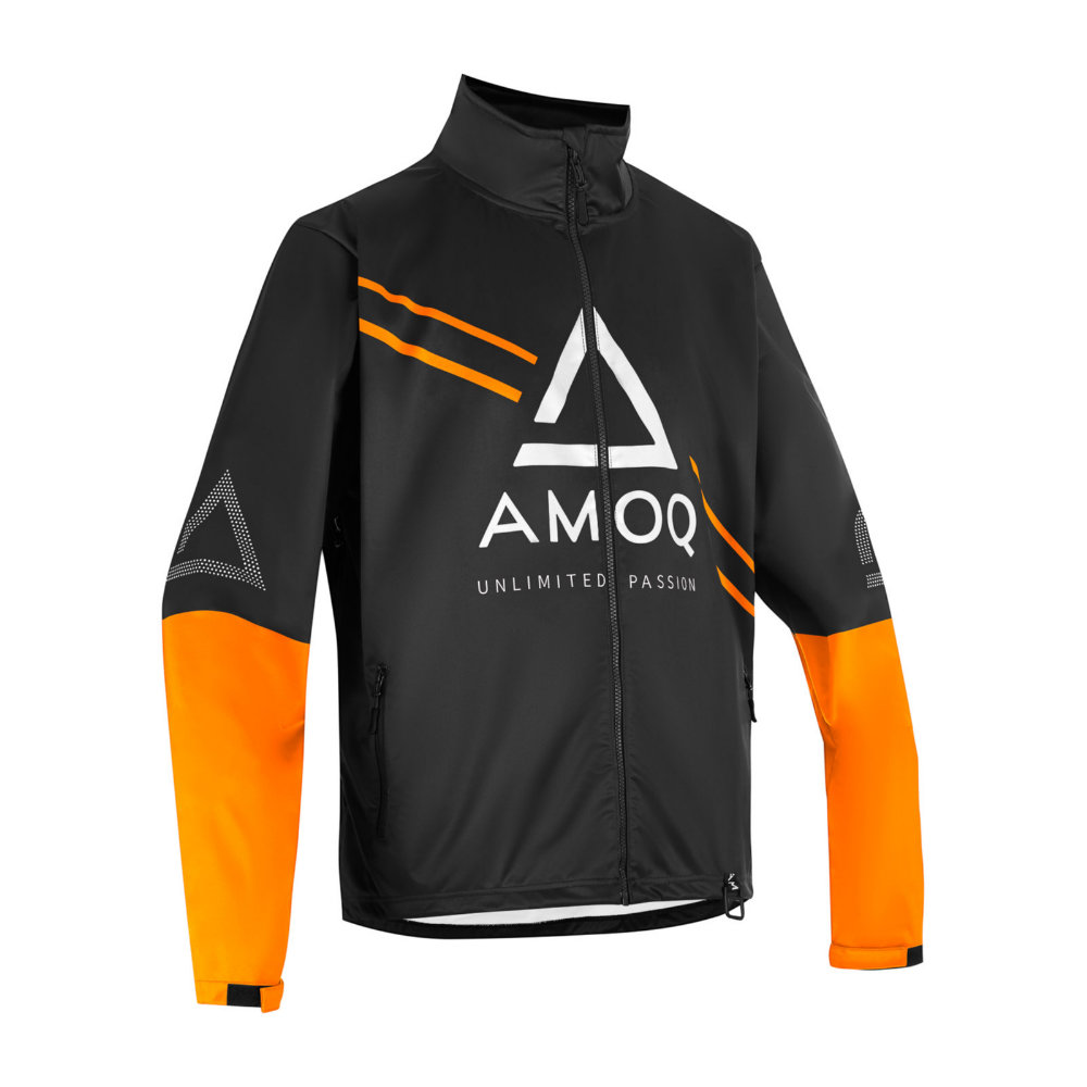 AMOQ Apex Racing Skoterjacka Svart/Orange/Vit 