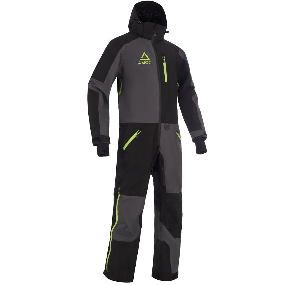 AMOQ Void V2 Skoteroverall Fodrad Svart/Grå/Hivis 