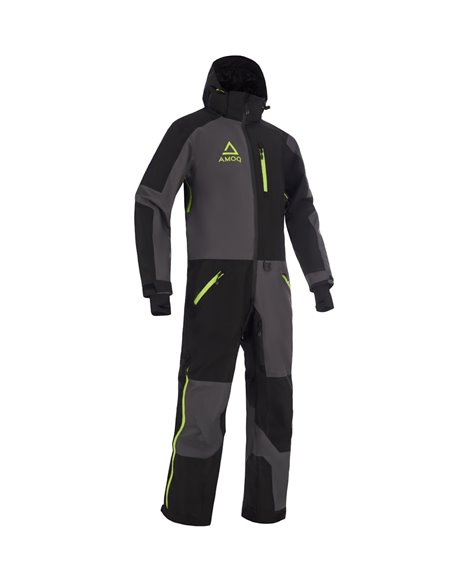 AMOQ Void V2 Skoteroverall Fodrad Svart/Grå/Hivis 