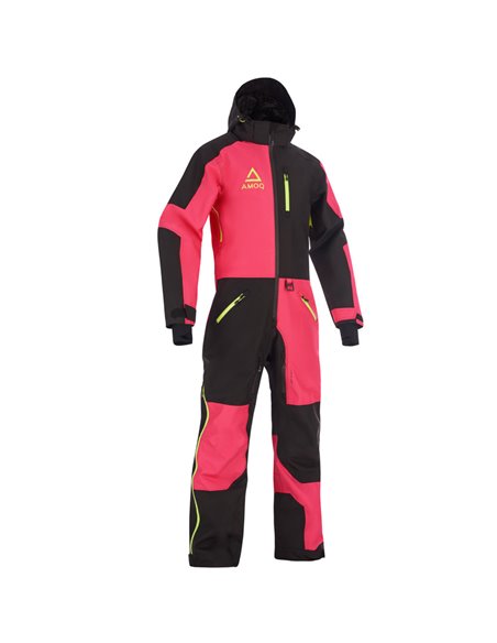 AMOQ Void V2 Dam Skoteroverall Svart/Rosa/Hivis 