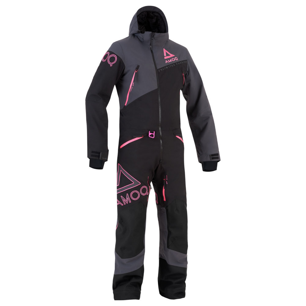 AMOQ Eclipse V2 Dam Skoteroverall 20K Svart/Grå/Rosa 