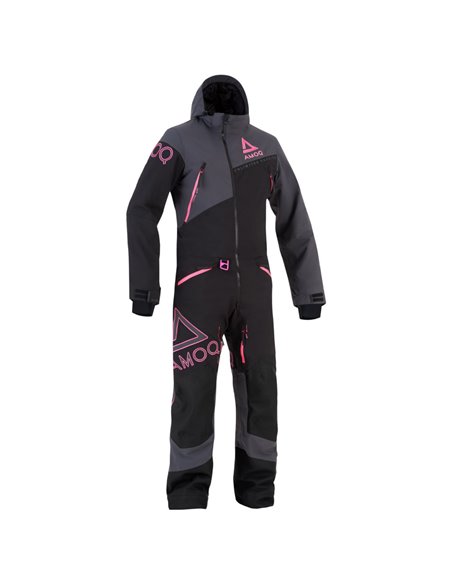 AMOQ Eclipse V2 Dam Skoteroverall 20K Svart/Grå/Rosa 