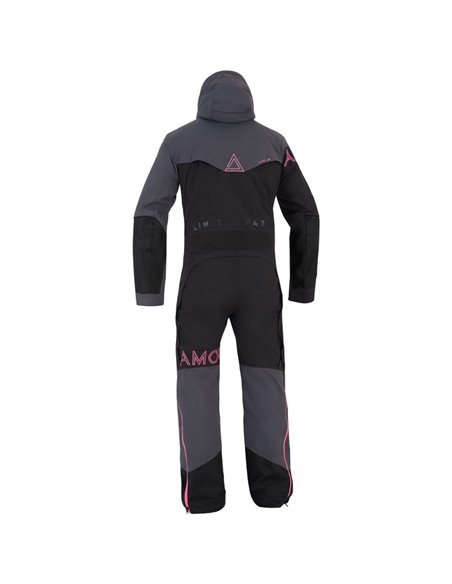 AMOQ Eclipse V2 Dam Skoteroverall 20K Svart/Grå/Rosa 