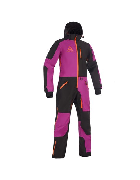 AMOQ Void V2 Dam Skoteroverall Fodrad Svart/Violet/Orange 