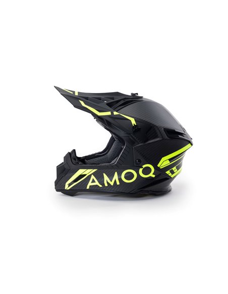 AMOQ Friction MIPS Carbon Hjälm Svart/HiVis 