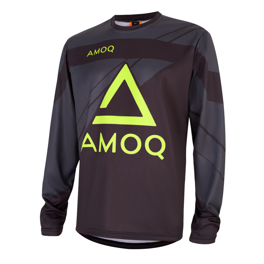 Amoq Snowcross Tröja Svart/Grå/Hivis 