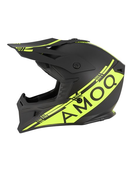 AMOQ Meteor V2 Hjälm Svart/HiVis 