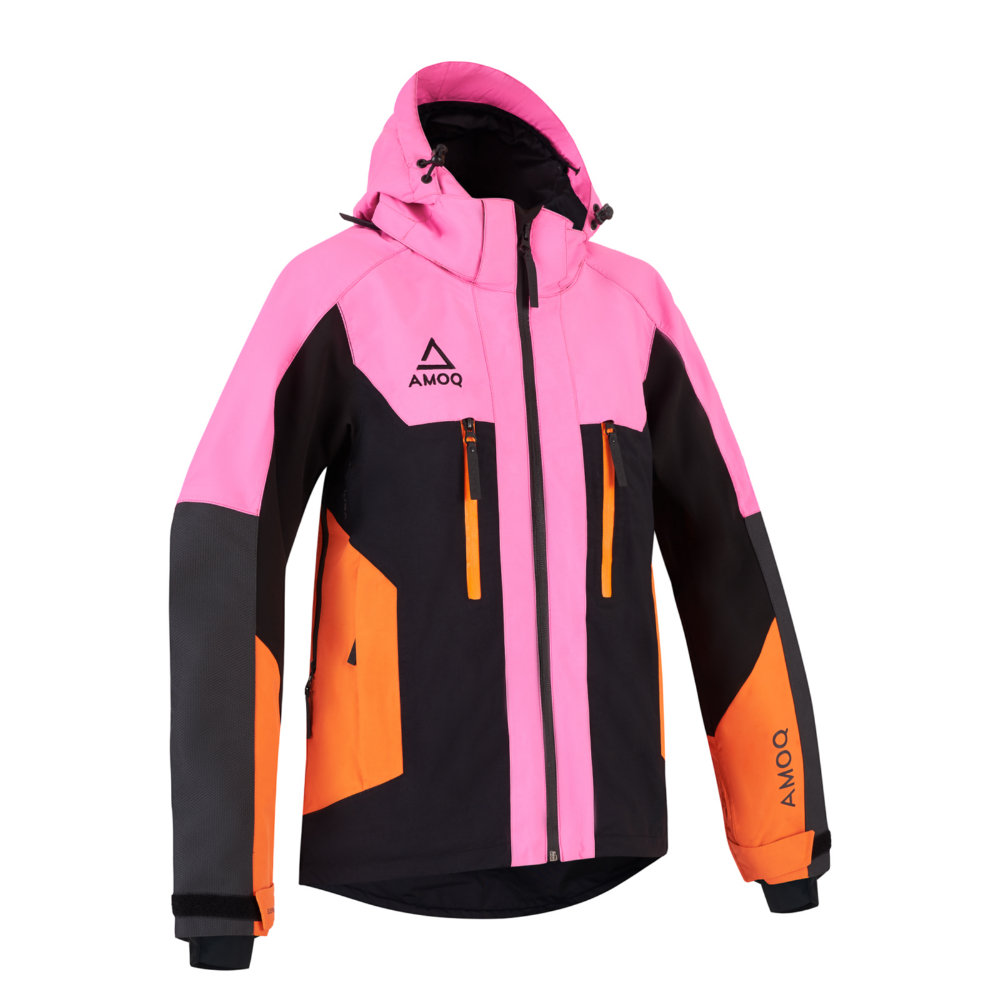 Amoq Aspect Jacka Dam Rosa/Svart/Orange 