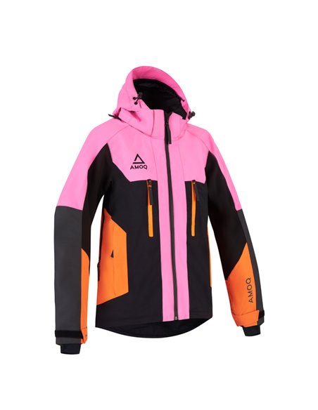 Amoq Aspect Jacka Dam Rosa/Svart/Orange 