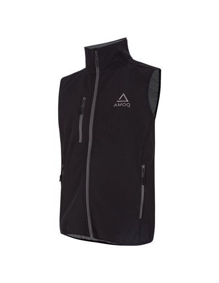 Amoq Race Softshell Väst Svart 