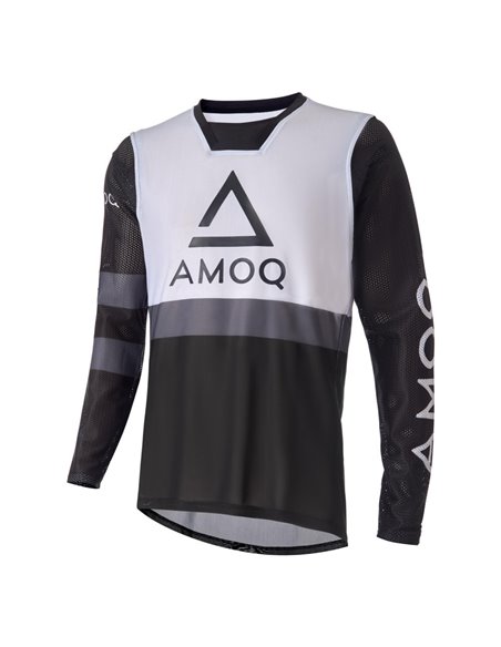 Amoq Airline Mesh Crosströja Svart/Vit 