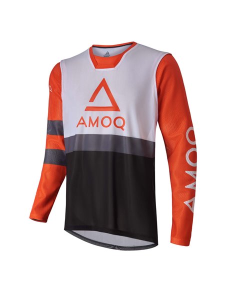 Amoq Airline Mesh Crosströja Orange/Vit 