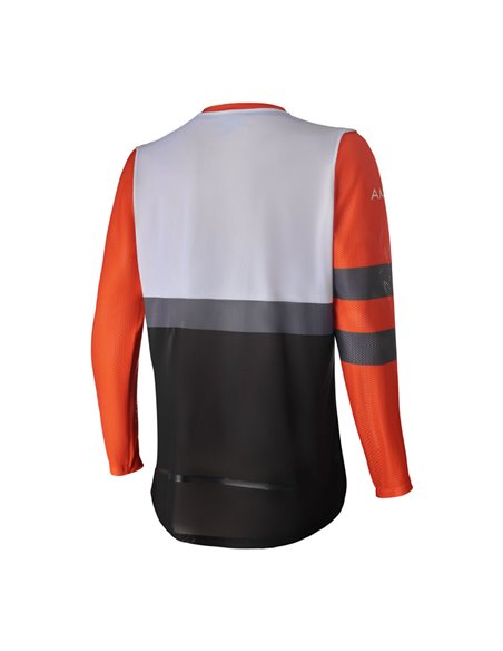 Amoq Airline Mesh Crosströja Orange/Vit 