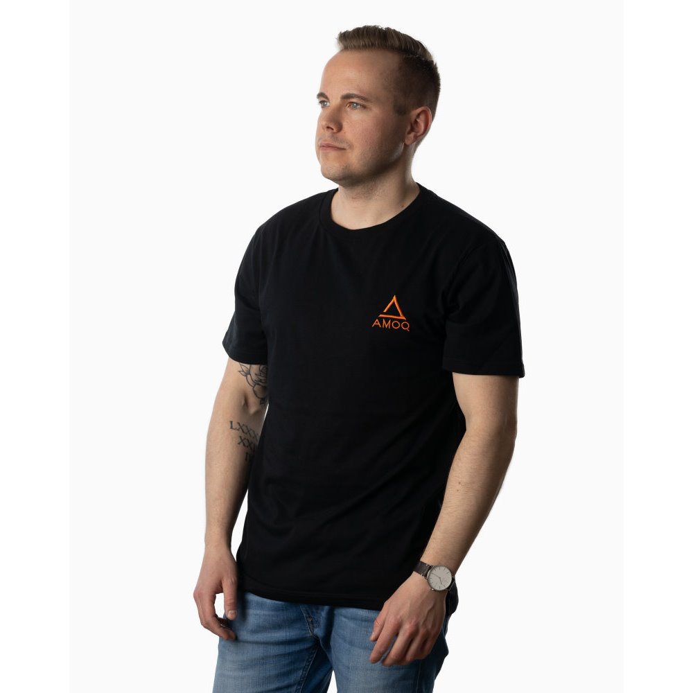 Amoq Original T-Shirt Svart/Orange 