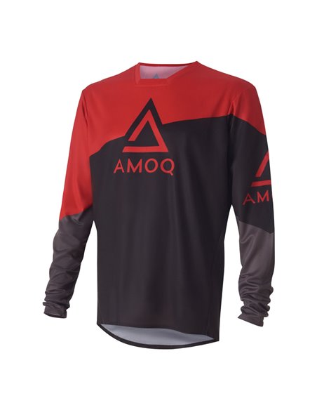 Amoq Ascent Strive Crosströja Svart/Röd 