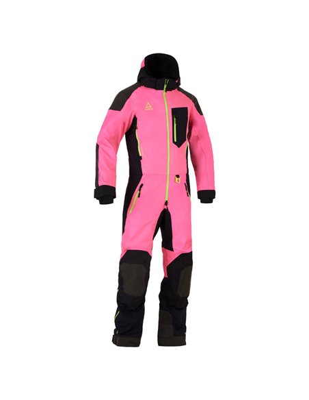 Amoq Eclipse Dam Overall Rosa/Svart/Hivis 