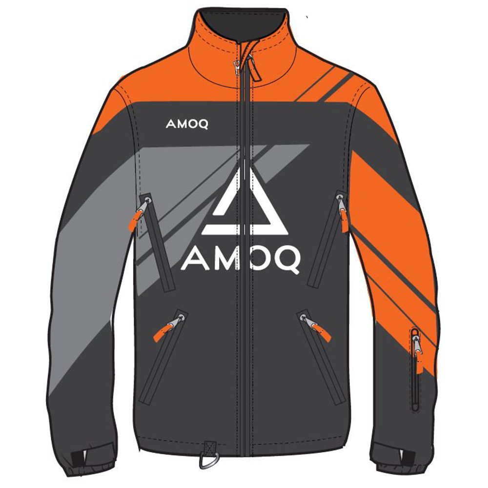 AMOQ Snowcross Skoterjacka Svart/Orange