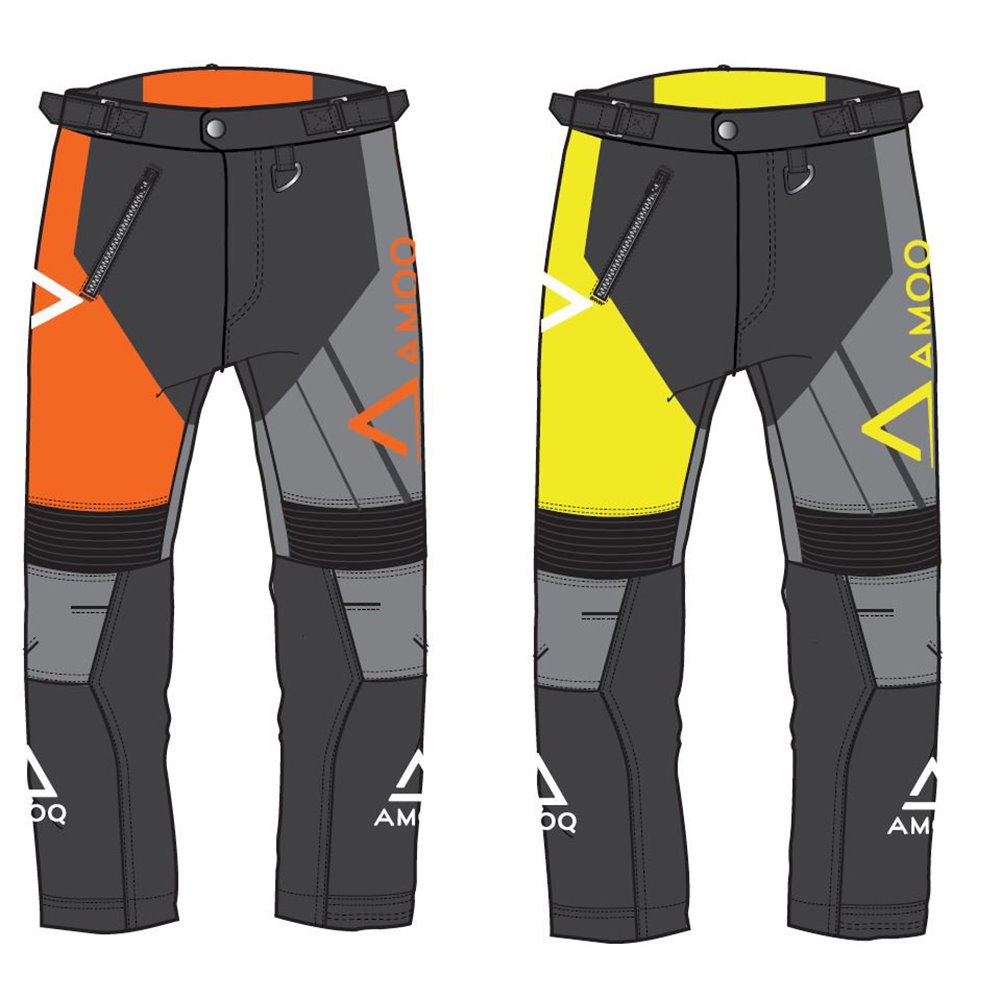 AMOQ Snowcross Skoterbyxor Svart/HiVis