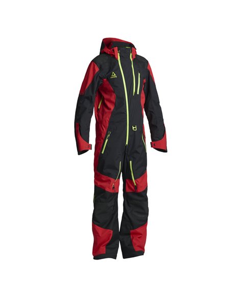 AMOQ Rocket Skoteroverall Svart/Röd/HiVis