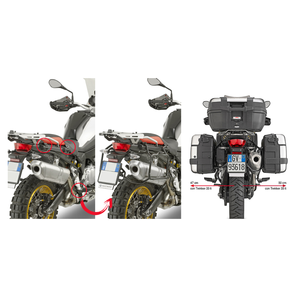 GIVI TUB.PANN.HOLDER BMW F850GS '18-19