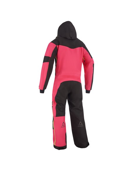 AMOQ Void V2 Dam Skoteroverall Fodrad Svart/Rosa/Hivis 