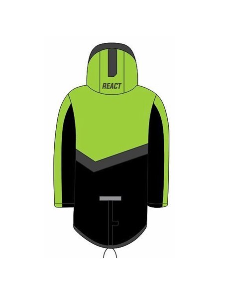 React Warm Up Coat 2025 Svart/Gul S/M