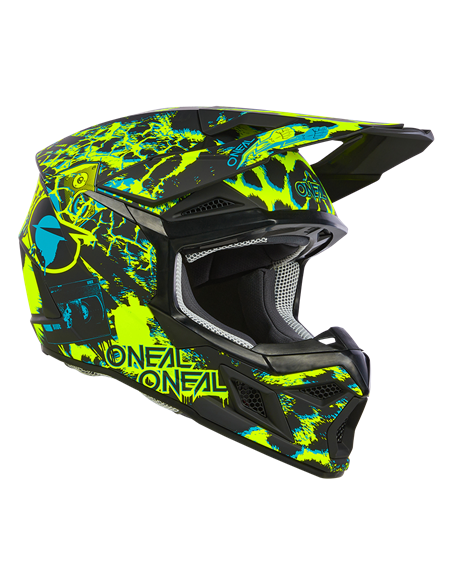 O'Neal Crosshjälm 3SRS ASSAULT v24 black/neon yellow