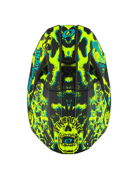 O'Neal Crosshjälm 3SRS ASSAULT v24 black/neon yellow