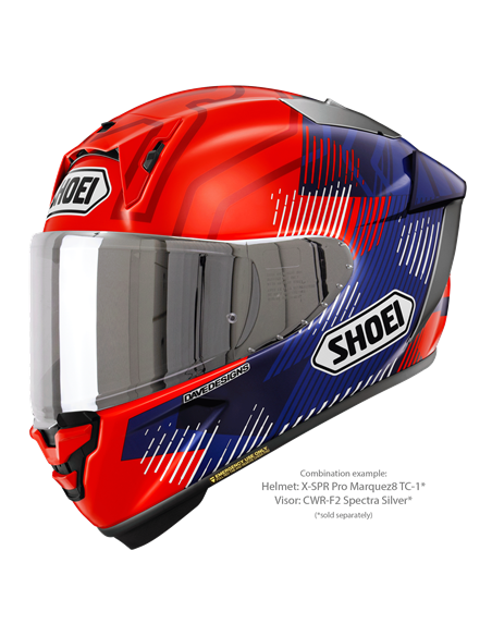 Shoei NXR 2 VisirCWR-F2PN Spectra Silver