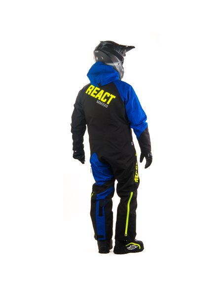 React Skoteroverall Peak Lite Dry 22 Black/Blue/Yel