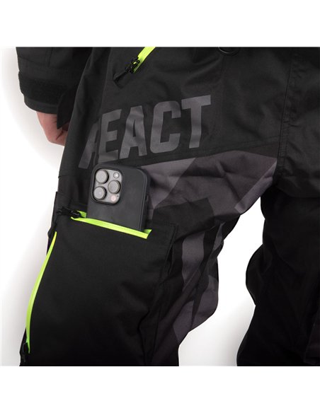 React Dunder V3 Herr Svart/Gul/Camo XS