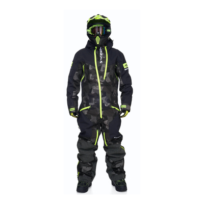 Sweep Peak Insulated Snöskoteroverall Svart/Camo/Gul