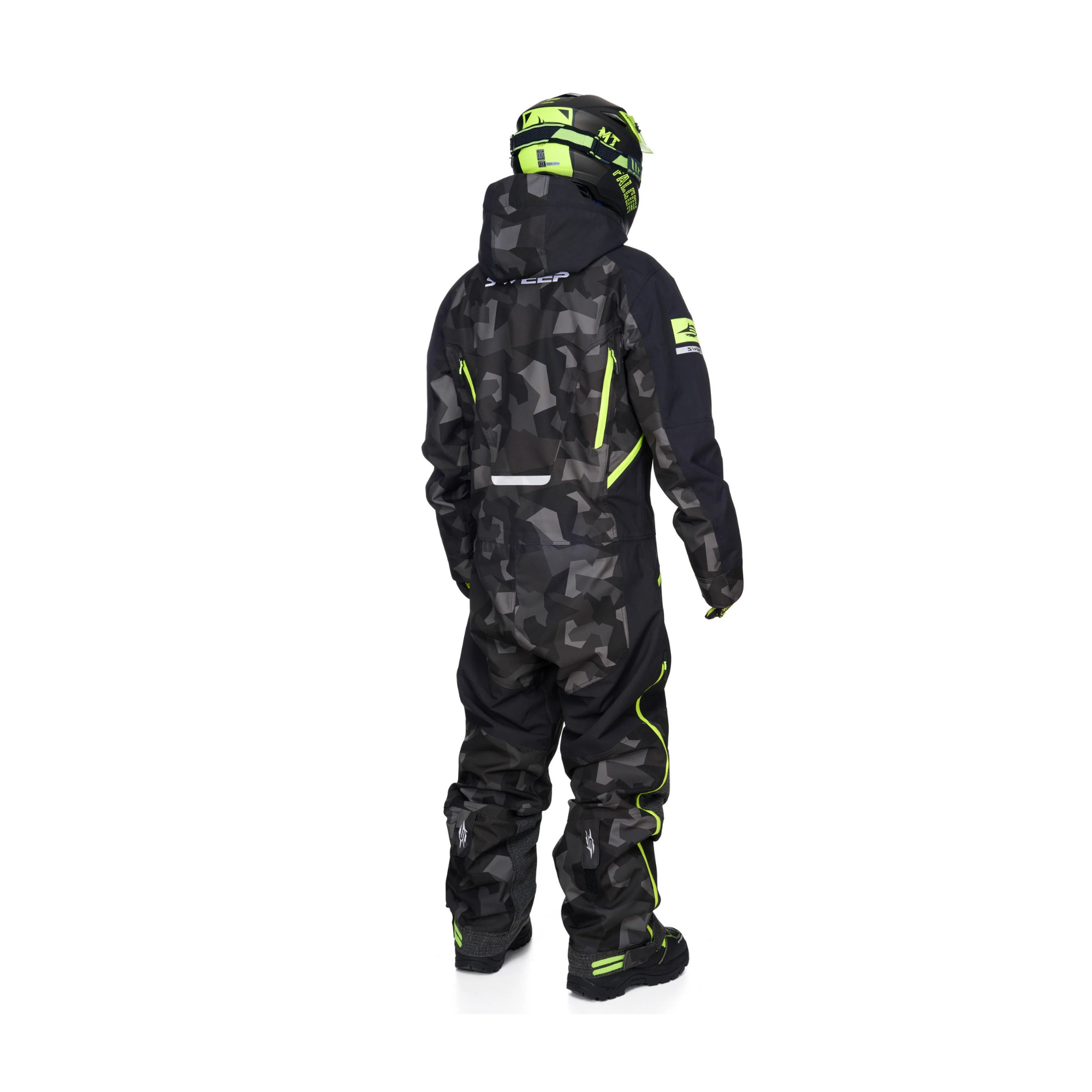 Sweep Peak Insulated Snöskoteroverall Svart/Camo/Gul