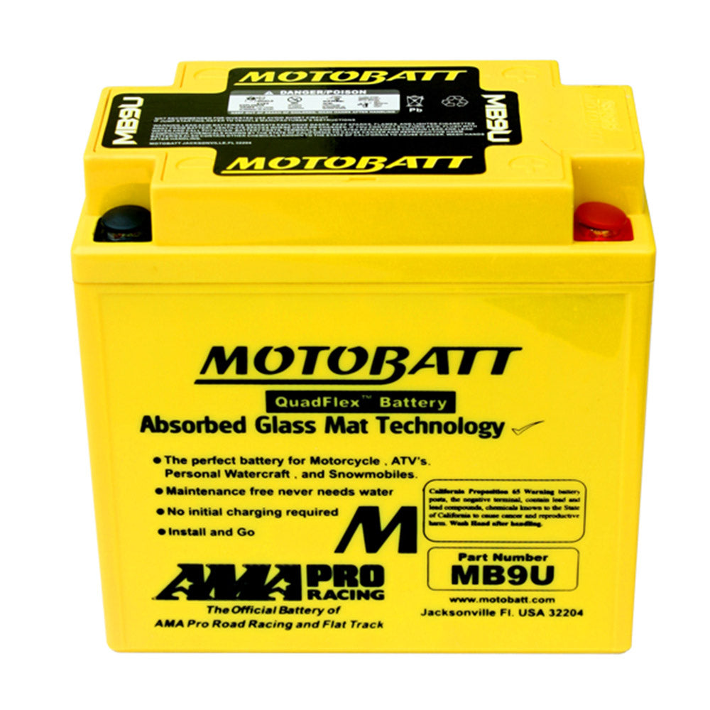 Motobatt MB9U Mc batteri Underhållsfritt