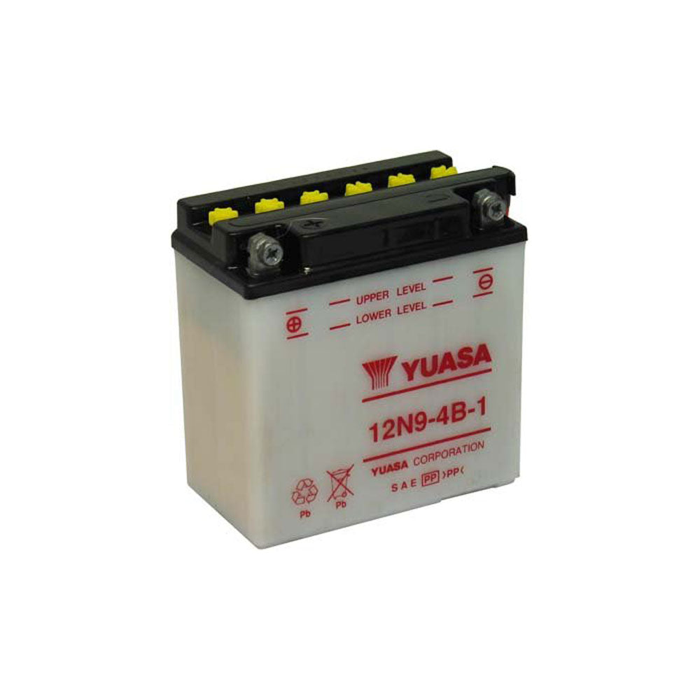 YUASA batteri 12N9-3A (DC)  Exkl syra
