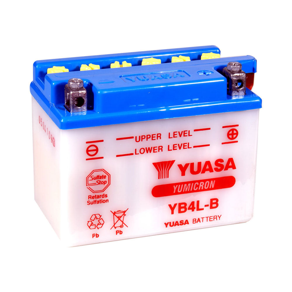 YUASA batteri YB4L-B  (CP) Inkl syra