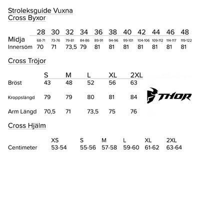 Thor 2018 Pulse Cross Tröja Lime/Blå