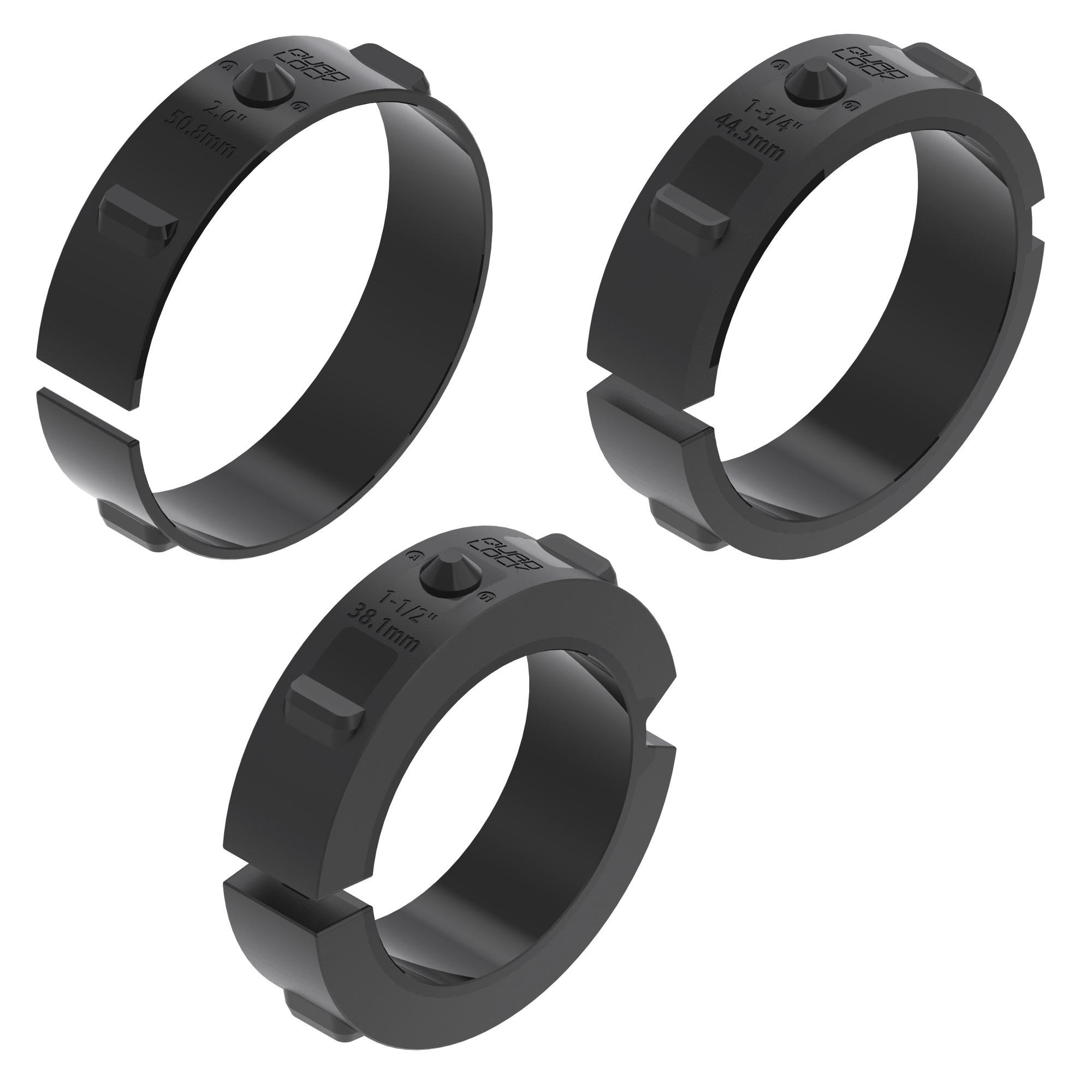 Quad Lock Replacement Bar Spacers - Motorcycle Handlebar Mount Pro Large