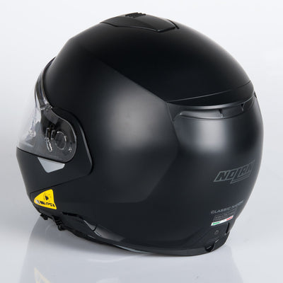 NOLAN N100-5 CLASSIC N-COM Öppningsbar Mc Hjälm Mattsvart