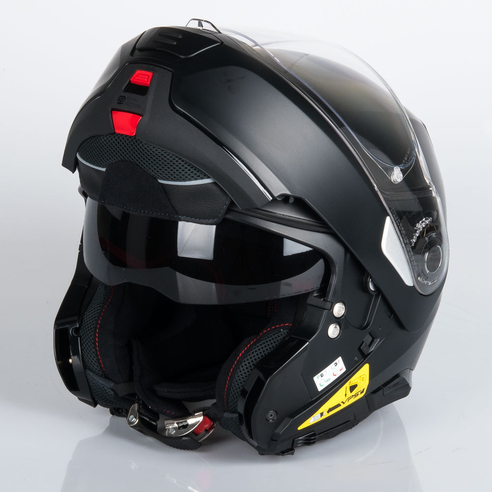 NOLAN N100-5 CLASSIC N-COM Öppningsbar Mc Hjälm Mattsvart