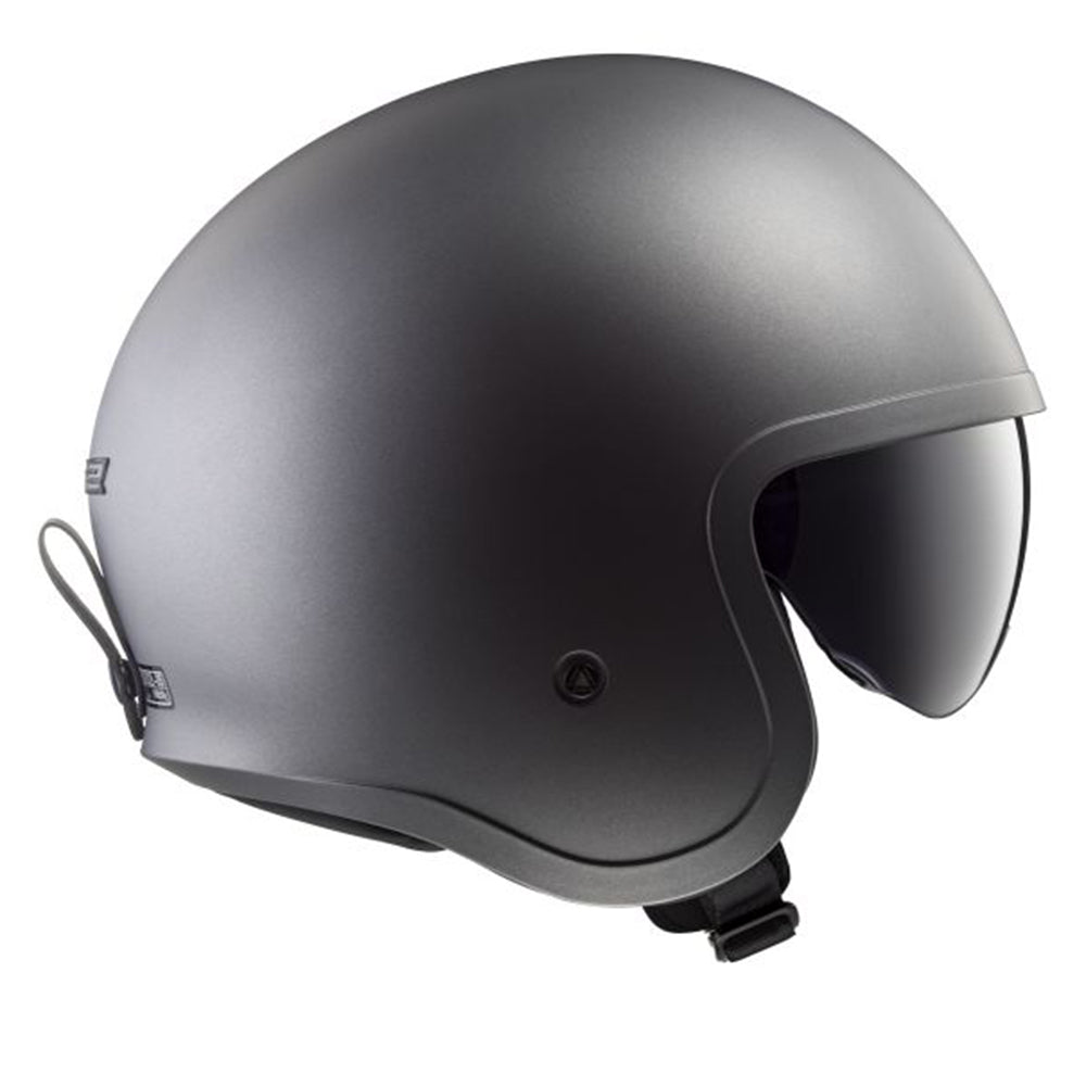 LS2 OF599 Spitfire Öppen Mc Hjälm Titanium