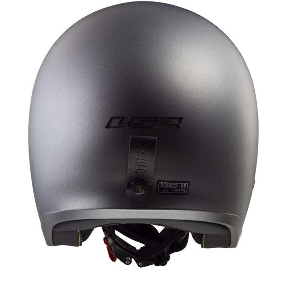 LS2 OF599 Spitfire Öppen Mc Hjälm Titanium