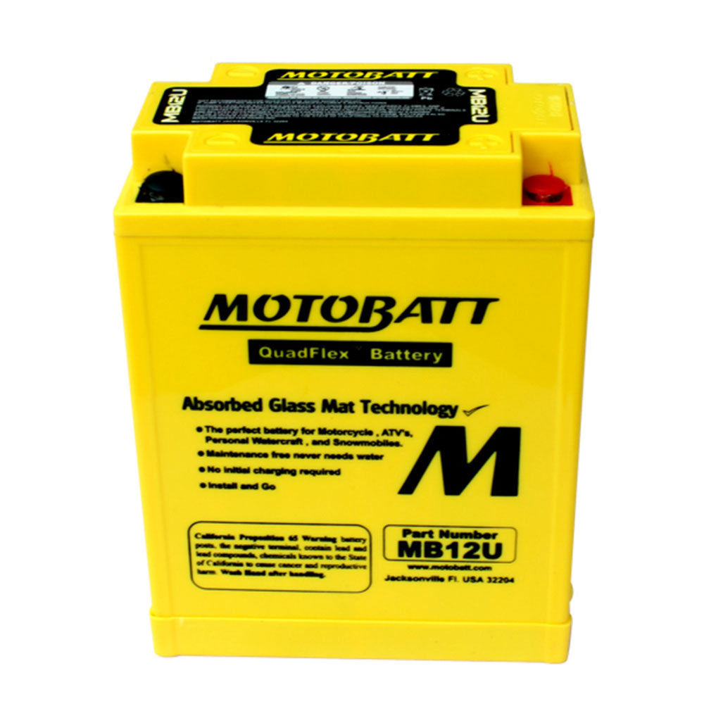 Motobatt Mc Batteri Underhållsfritt MB12U